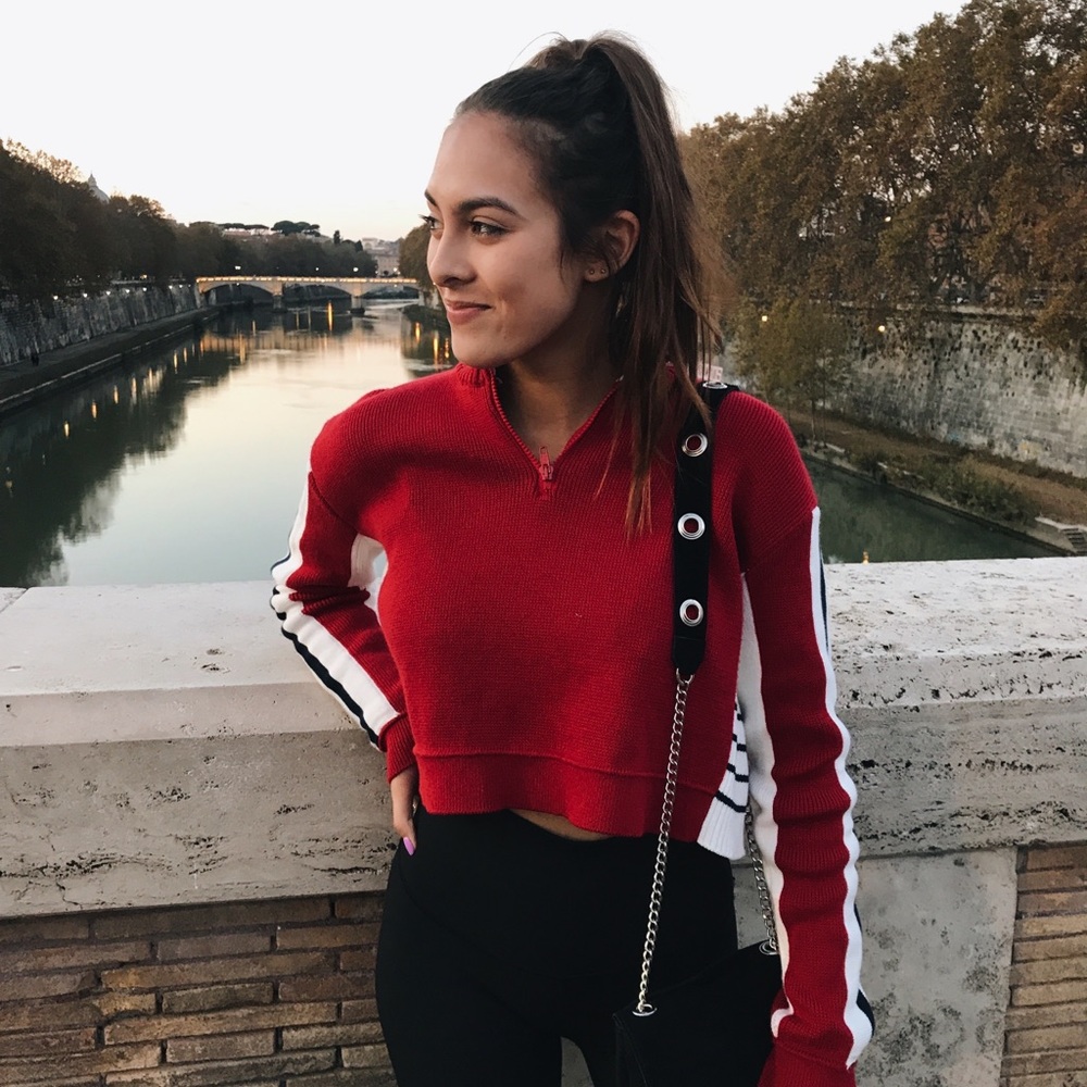 Brandy Melville Red Sweater